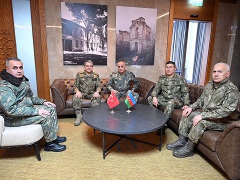 Hikmət Mirzəyev türkiyəli həmkarı ilə görüşüb