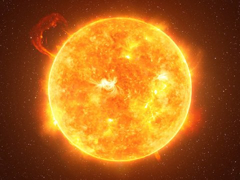 Günəşdə 5 güclü PARTLAYIŞ