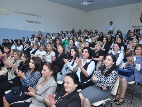 Sabunçuda qadınların konfransı keçirilib - FOTO