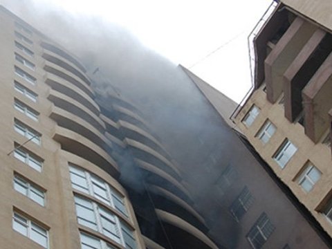 Yasamaldakı yanğın söndürüldü - YENİLƏNİB (VİDEO)