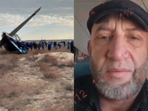 Təyyarə qəzasının canlı şahidi DANIŞDI - VİDEO