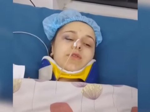 "Narahat olma, ana, müalicə alıb qayıdacam" - VİDEO