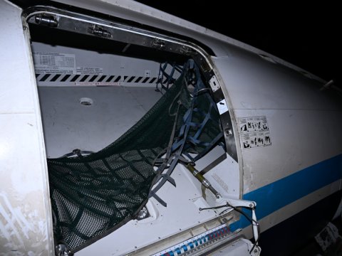 Təyyarənin qəzaya uğradığı yerdən gecə GÖRÜNTÜLƏRİ