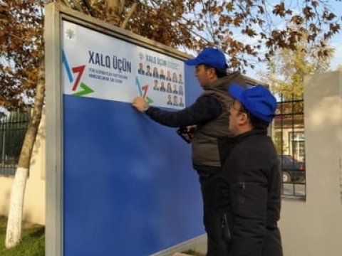 Seçkiqabağı təşviqat üçün müvafiq yerlər müəyyənləşdirilir