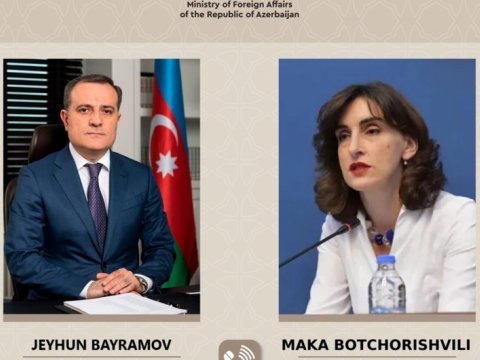 Azərbaycan və Gürcüstan XİN başçıları telefonla DANIŞDILAR