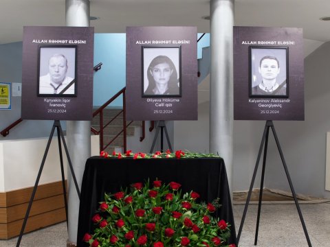 Həlak olan ekipaj üzvləri&nbsp;II Fəxri xiyabanda dəfn olunacaqlar