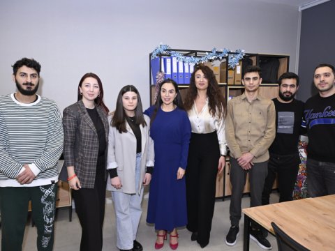 Leyla Əliyeva Yaradıcı Mərkəzin açılışında - FOTO