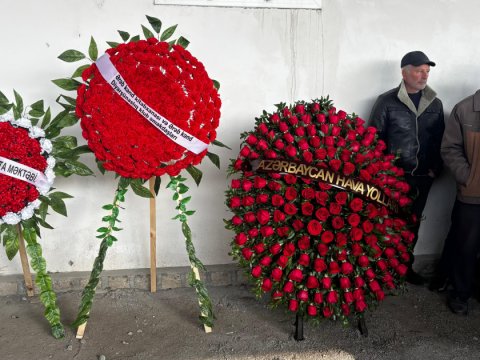 Təyyarə qəzasında həlak olan Həbib Ağdaşda dəfn edildi - FOTO