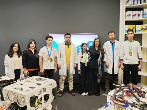 Leyla Əliyeva STEAM İnnovasiya Mərkəzində - FOTOLAR