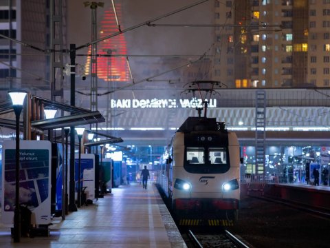 Bakı-Balakən qatarı fəaliyyətə başlayır - FOTOLAR