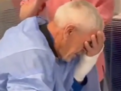 6 gün sonra həyat yoldaşına qovuşdu - VİDEO