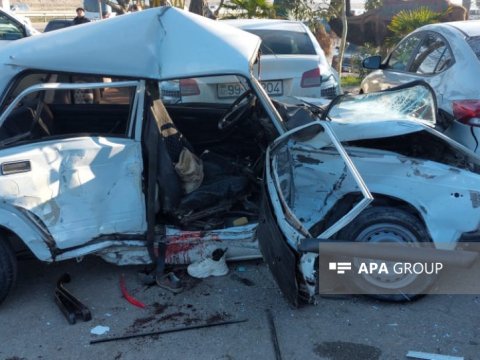 Hacıqabulda ağır qəza - Yaralananlar var