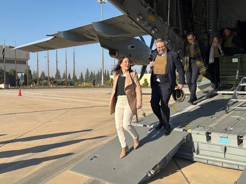 Alman nazir Suriyanın yeni lideri ilə görüşdü - VİDEO (YENİLƏNİB)