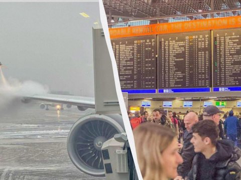 Almaniyada əlverişsiz hava -&nbsp;100-dən çox aviareys ləğv edildi