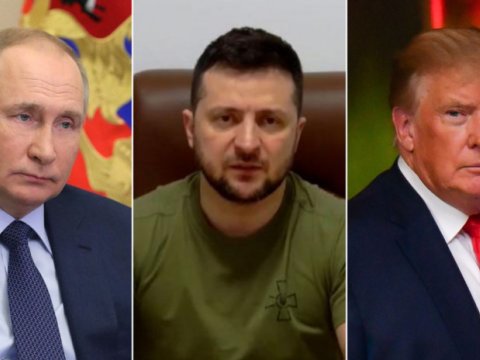 Putini Tramp dayandıra bilər, çünki ondan qorxur - Zelenski