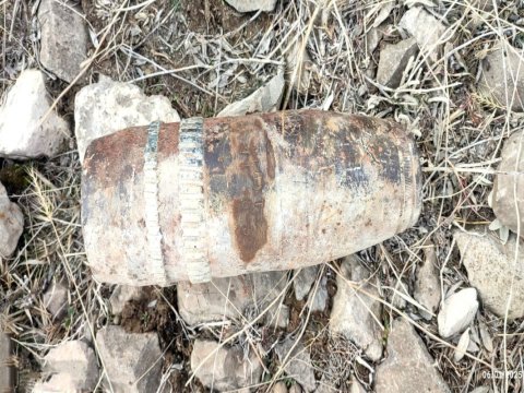 Naxçıvanda 2 ədəd top mərmisi tapıldı