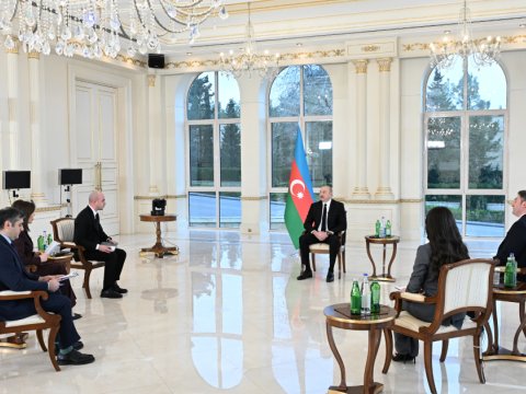 Prezidentin yerli telekanallara müsahibəsi - VİDEO