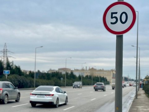 Bakının bu küçəsində sürət həddi endirildi