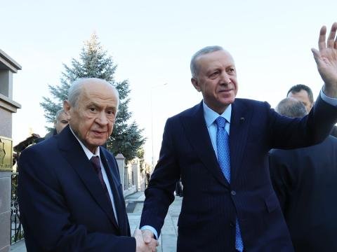 Ərdoğan Baxçalını evində ziyarət etdi