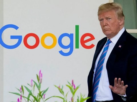 "Google" Trampın andiçmə mərasiminə 1 milyon dollar ianə edib