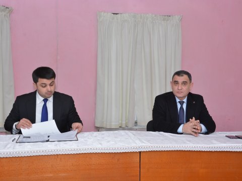 Neftçalanın icra başçısı səyyar görüş keçirib - FOTO