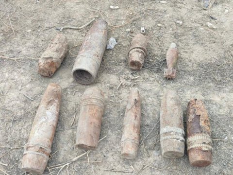 Naxçıvanda top mərmiləri TAPILDI