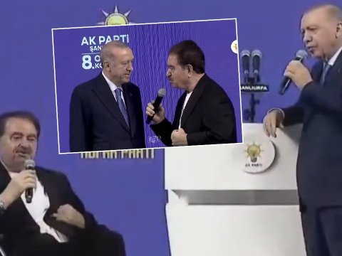 Ərdoğan Tatlıseslə birgə mahnı oxudu - VİDEO