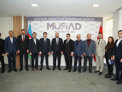 MÜSİAD Azerbaycanda mühüm görüş - FOTO