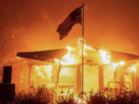 ABŞ-da meşə yanğınlarının vurduğu zərər 275 milyard dollara çatıb