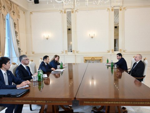 İlham Əliyev&nbsp;Baş katibi qəbul edib