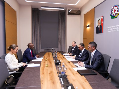 Rəşad Nəbiyev Kosmas Zavazava ilə görüşüb