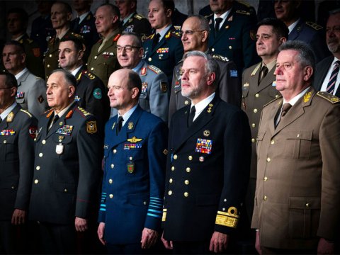 Kərim Vəliyev NATO-nun toplantısında - FOTOLAR