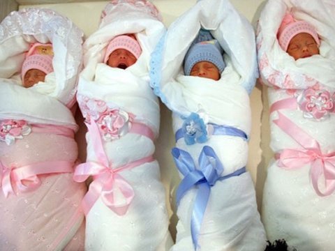 Ötən il 117 üçəm və 4 dördəm doğulub