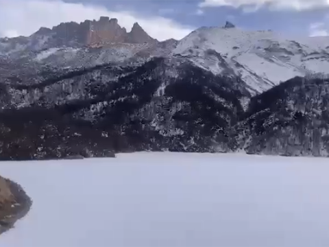Maralgöl buz bağlayıb - Möhtəşəm GÖRÜNTÜLƏR