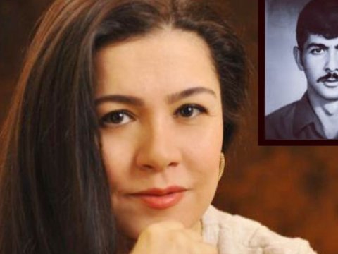 Əməkdar artist 20 Yanvar şəhidi olan atasından danışdı - FOTOLAR