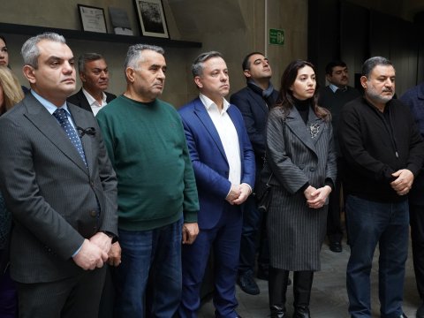 İçərişəhərdə 20 Yanvarla bağlı tədbirlər keçirilib - FOTO