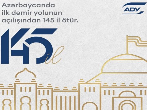 Azərbaycanda ilk dəmir yolunun açılışından 145 il ötür