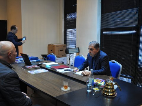 Deputat seçiciləri qəbul edib - FOTO