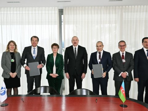 Davosda Gəncə ilə bağlı saziş İMZALANDI