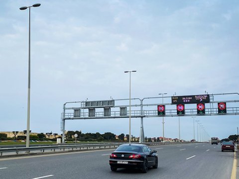 Həmin yolda sürət həddi bərpa edildi