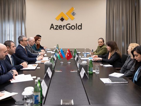 &ldquo;AzerGold&rdquo;da Türkiyə XİN-in nümayəndə heyəti ilə görüş keçirildi