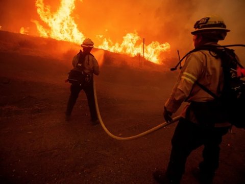 Kaliforniya yenə yanır - Dəhşətli GÖRÜNTÜLƏR