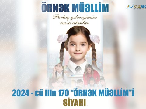 2024 - cü ilin 170 &ldquo;ÖRNƏK MÜƏLLİM&rdquo;İ - SİYAHI