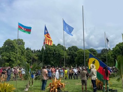 Yeni Kaledoniyada yenidən Azərbaycan bayrağı dalğalandı