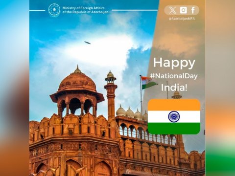 Azərbaycan XİN-dən Hindistana&nbsp;TƏBRİK
