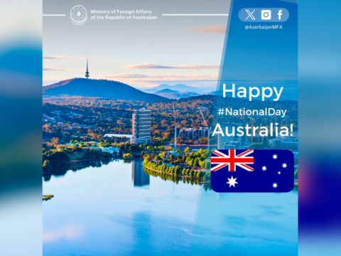 Azərbaycan XİN-dən Avstraliyaya TƏBRİK