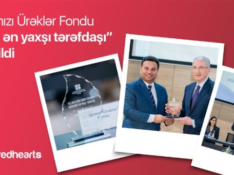 Qırmızı Ürəklər Fondu &ldquo;İlin ən yaxşı tərəfdaşı&rdquo;&nbsp;seçildi&nbsp;