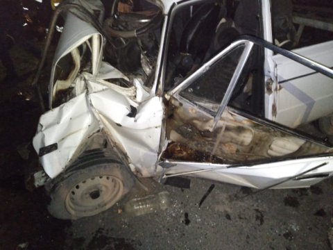 Salyanda ağır qəza: vəzifəli şəxs öldü - Hadisə yerindən FOTOLAR