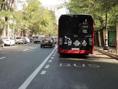 Avtobus zolaqlarının uzunluğu 160 km-ə çatdırılacaq