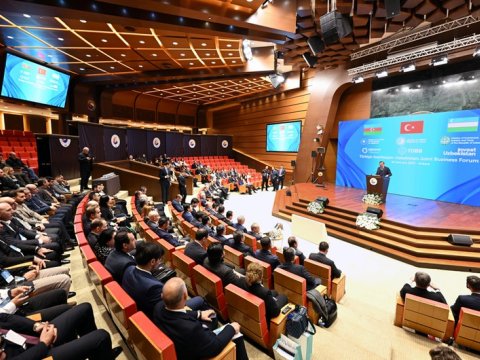 Türkiyə-Azərbaycan-Özbəkistan biznes forumu keçirilib